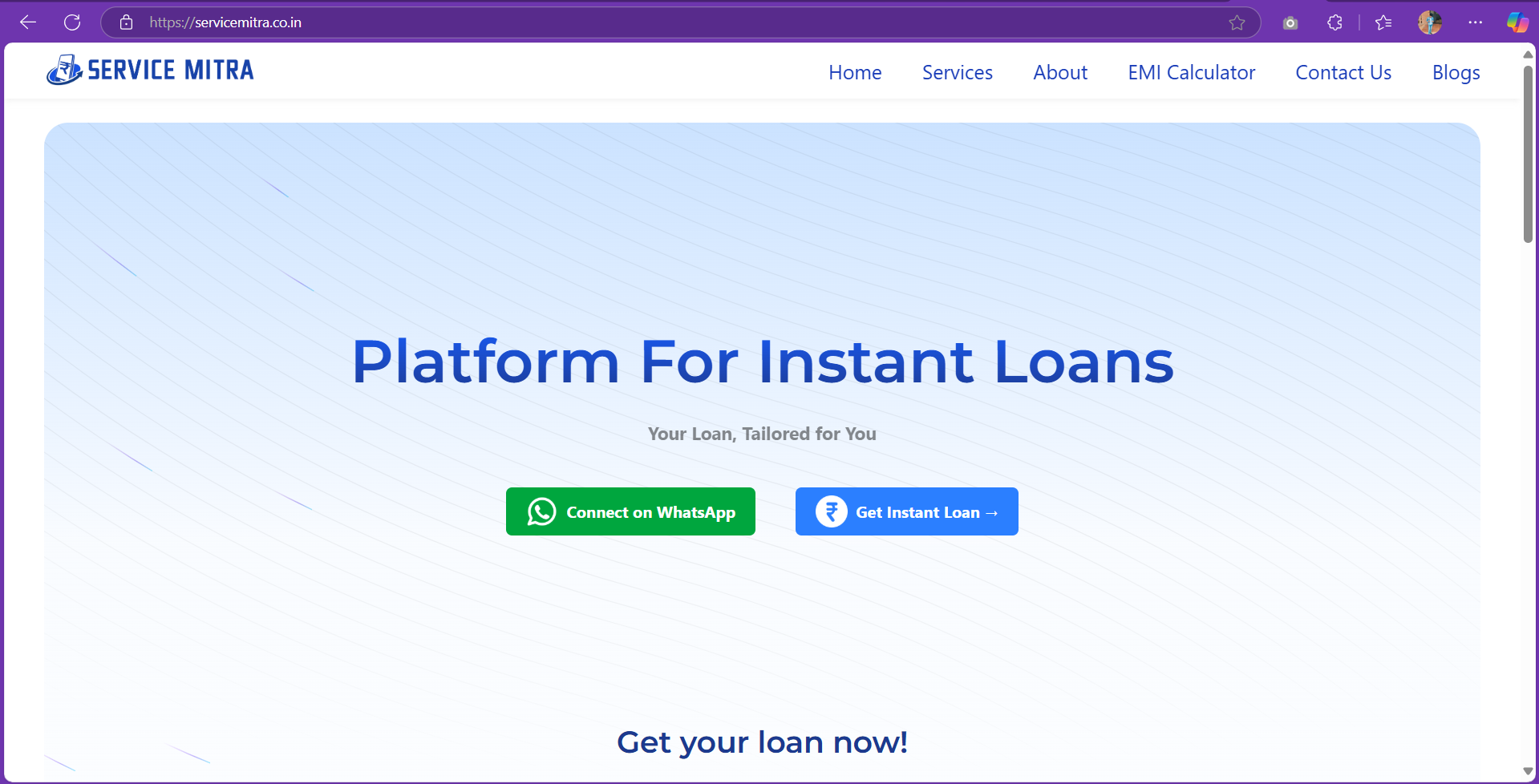 Loan Provider Website